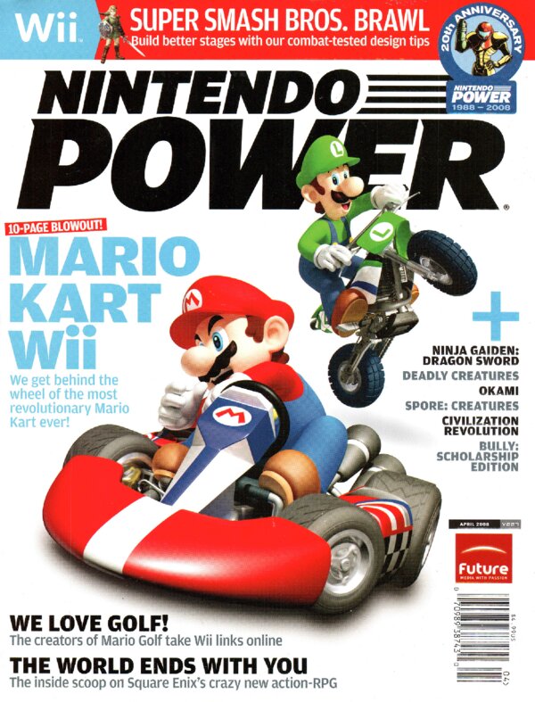 Nintendo Power Issue 227 (April 2008) cover